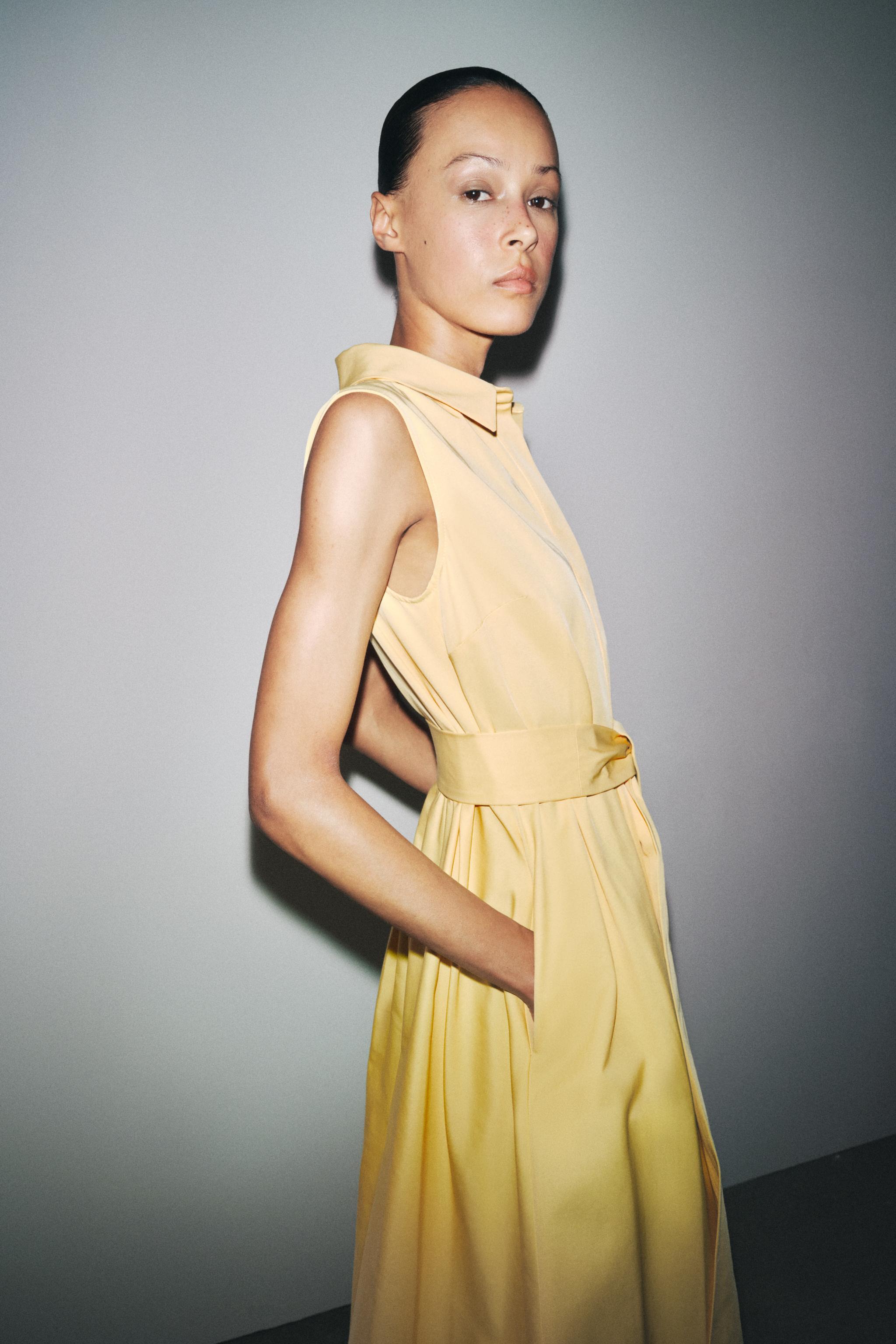 ZW COLLECTION BELTED SHIRT DRESS